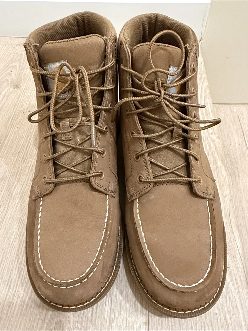 Carhartt Men's Tan Chukka Moc Toe Boots
